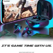 FASTER TG300 Gaming Earbuds Earbud Battery: 25*2 mAh