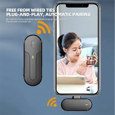 K83 mic setup with smartphone – plug and play wireless microphone for creators 